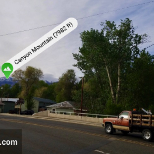 Peak Lens App finds Canyon Mountain